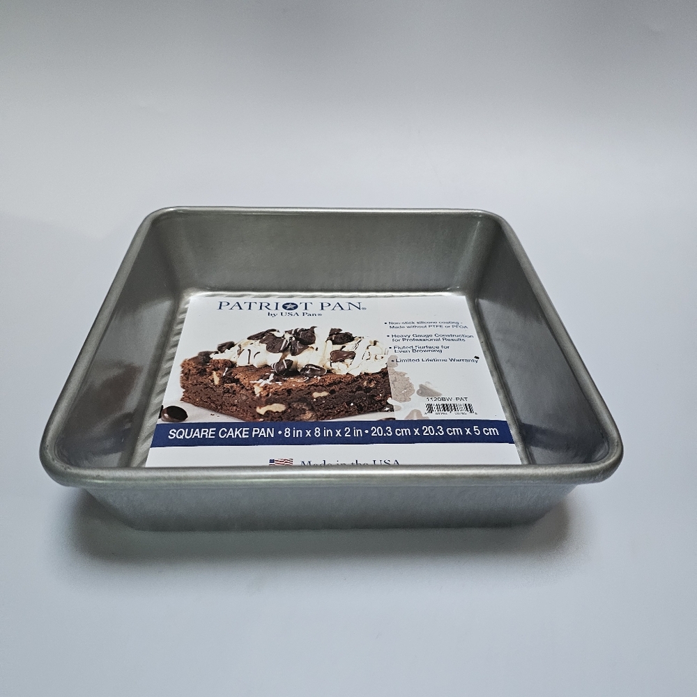 USA Pan Patriot Square 8 inch Baking Cake Pan
